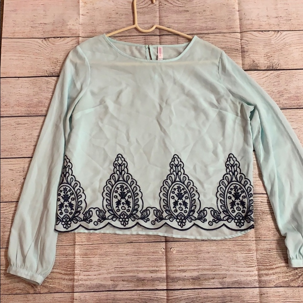 Blue blouse